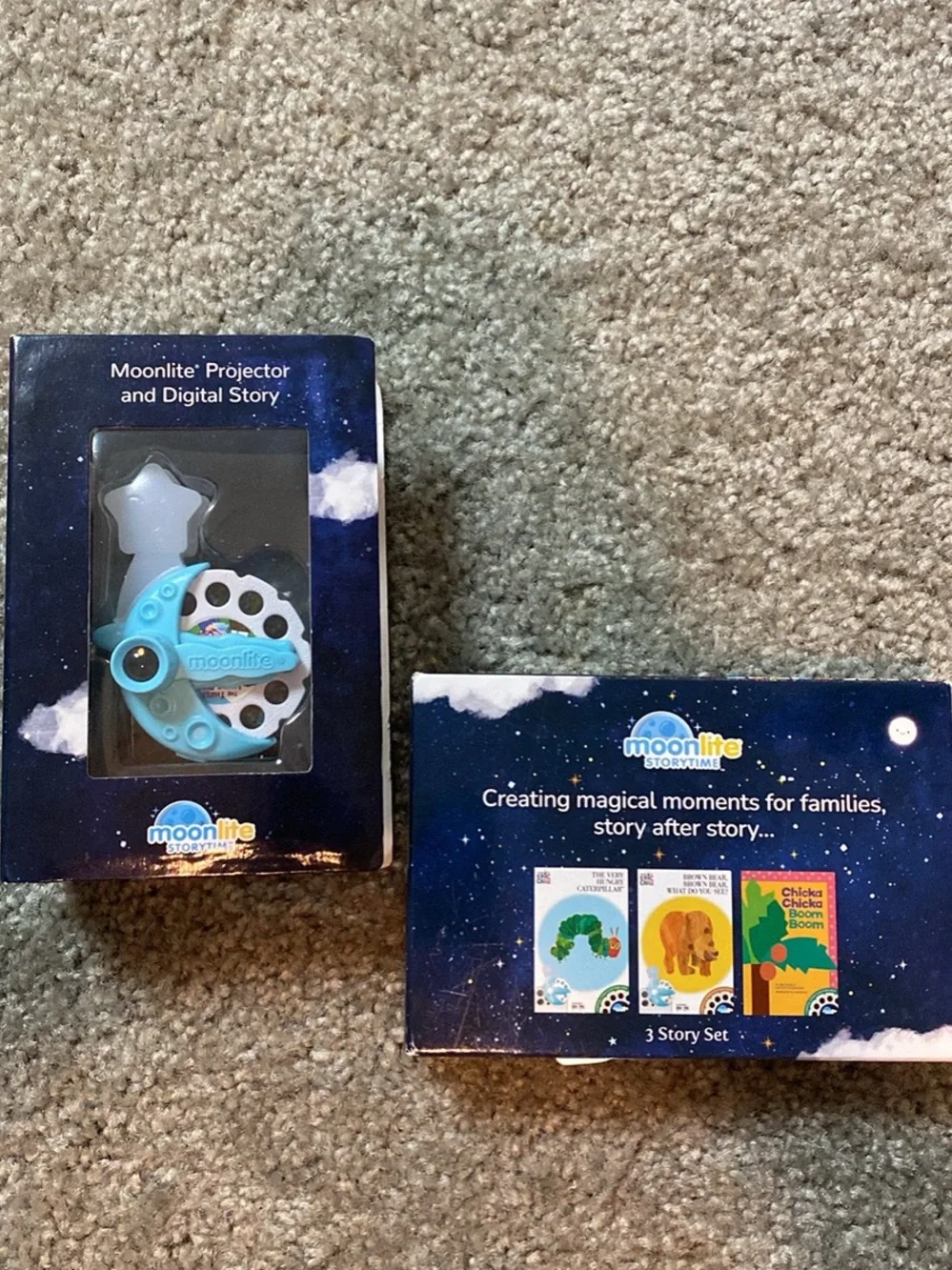 Blue Star Projector and Story Reel Set